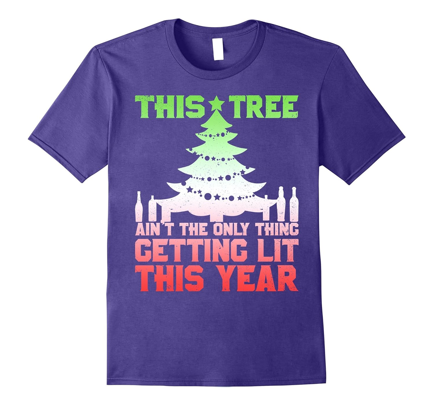 This Tree Ain't The Only Thing Getting Lit This Year tshirt-ANZ