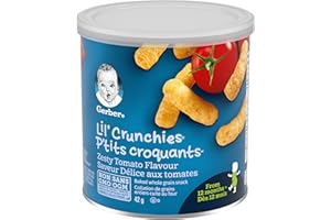 GERBER Lil’ CRUNCHIES, Zesty Tomato, Toddler Snacks