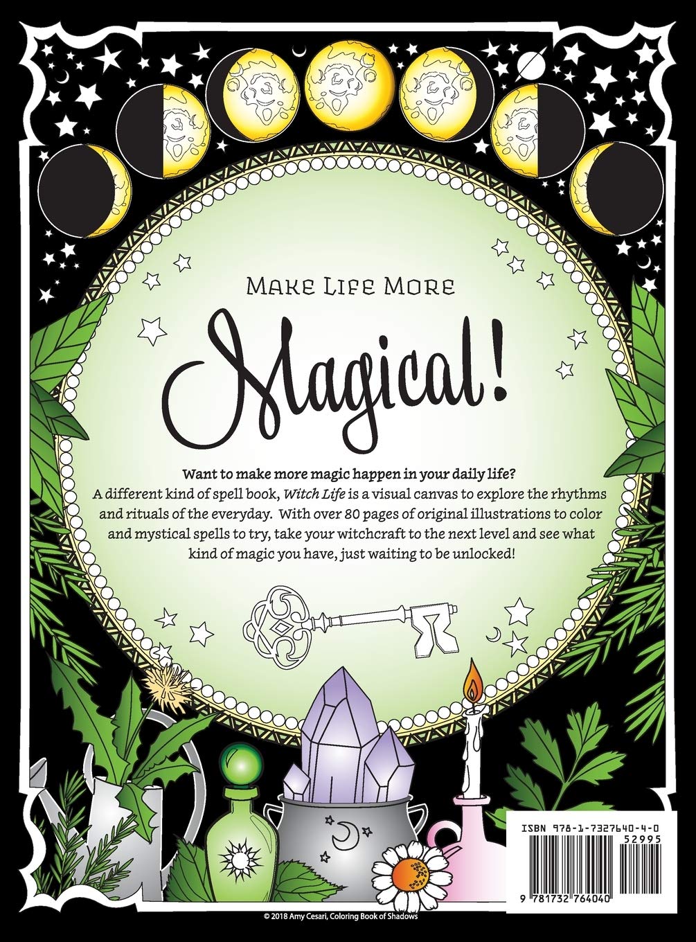 Download Coloring Book Of Shadows Witch Life Cesari Amy Cesari Amy 9781732764040 Amazon Com Books