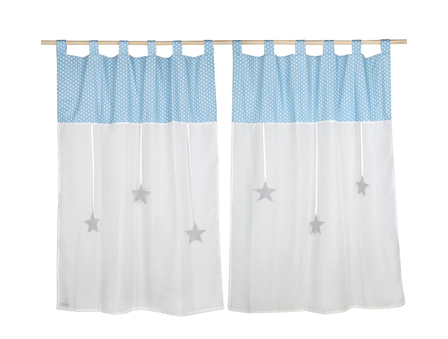 Amazon Com Piccolina Boutique Nursery Kids Room Curtain Blue
