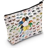 WZMPA Wings Dragon Darkstalker Makeup Bag Novels Inspired Gift Dragon Tribes Zipper Pouch Bag Dragon Bookish Gift (Wings Dragon)