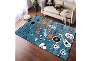 Soundproof Drum Mat and Carpet - Non-Slip Musical Instrument Rug for Electronic Jazz Kit, Bass, Snare and Other Instruments -