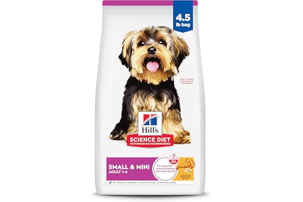 Hill's Science Diet Adult Small & Mini Dry Dog Food, Chicken & Brown Rice, 4.5 lb product