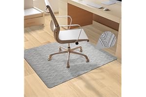 AiBOB Chair Mat for Hardwood Floor, 45 X 53 inches Desk Chair Mat for Wood and Tile Floors, Protection Mats for Office and Home, Easy Glide for Chairs