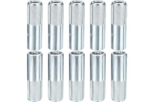 DTGN 3/4" x 3-1/8" Drop-in Anchors - 25 Pack - Good for Dry Walls Hollow Bricks Plaster - Carbon Steel Sleeve Anchors Tool Expansion Anchors - Silver