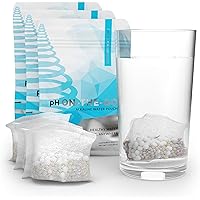 pH On-The-Go Portable Water Filter System - Alkaline Water Filter Pouch for Bottles, Jugs, Pitchers - High pH Ionized…