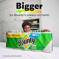 Bounty Select-A-Size Paper Towels, White, 2 Triple