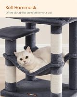 Feandrea Cat Tree Tower 112 cm Multi-Level Plush Condo with 4 Scratching Posts view 6