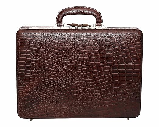 Zordan Leather Briefcase Bag Cum Office File Bag for Men Expandable Made in Pure Leather