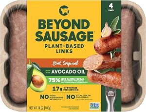 Beyond Meat, Alternative Meat Sausage Original Brat, 14 Ounce