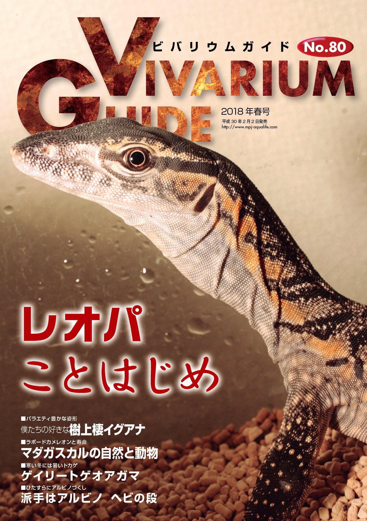 ビバリウムガイド No 80 レオパことはじめ 本 通販 Amazon