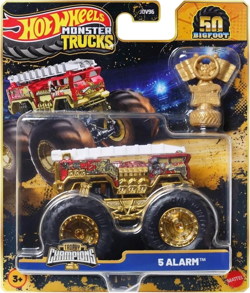 Hot Wheels Monster Trucks 50th Anniversary 5 Alarm JDW00 Brand New