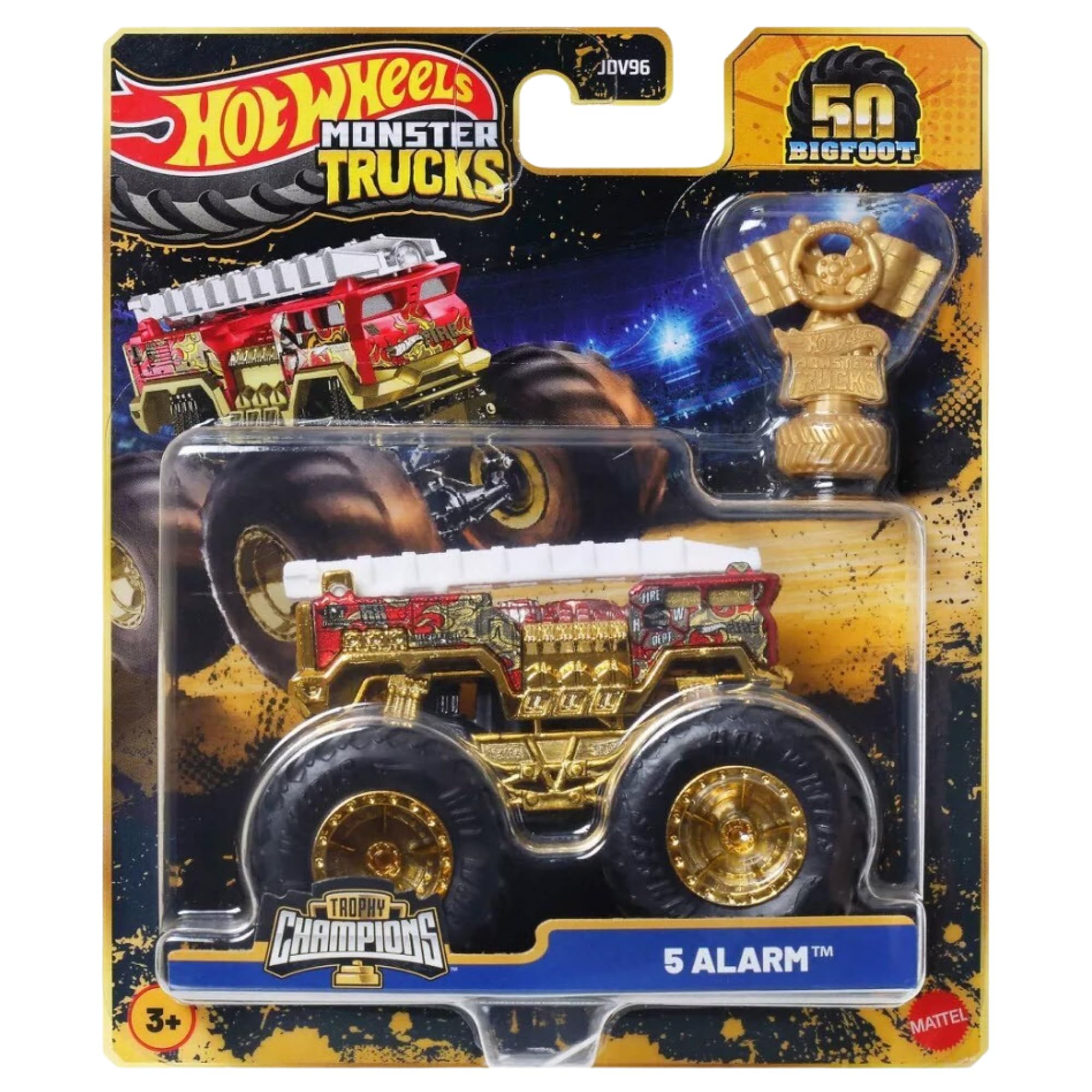 Hot Wheels Monster Trucks - (50th Anniversary 5 Alarm JDW00)