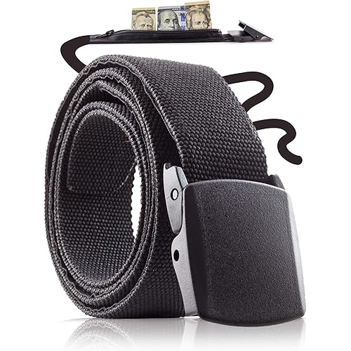 Peak Gear Travel Safety Money Belt - Includes $250 Theft Protection and Lifetime Lost & Found Service