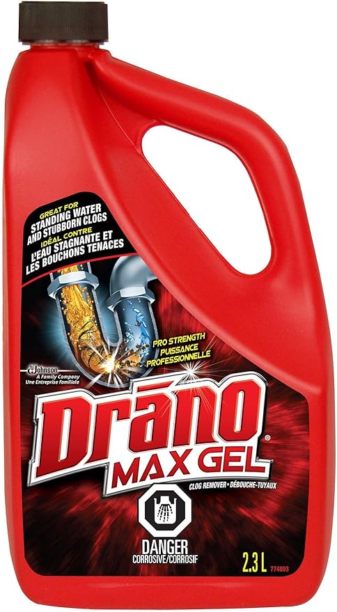 Amazon Com Drano Max Clog Remover Liquid Drain Cleaner Kitchen Dining