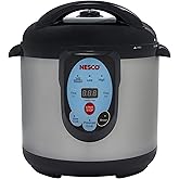 NESCO NPC-9 Smart Electric Pressure Cooker and Canner, 9.5 Quart, Stainless Steel