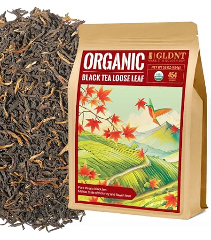 Amazon.com: 英红九号叶叶正宗英德红茶鬆散葉中國級浓香高山茶茶茶罐装