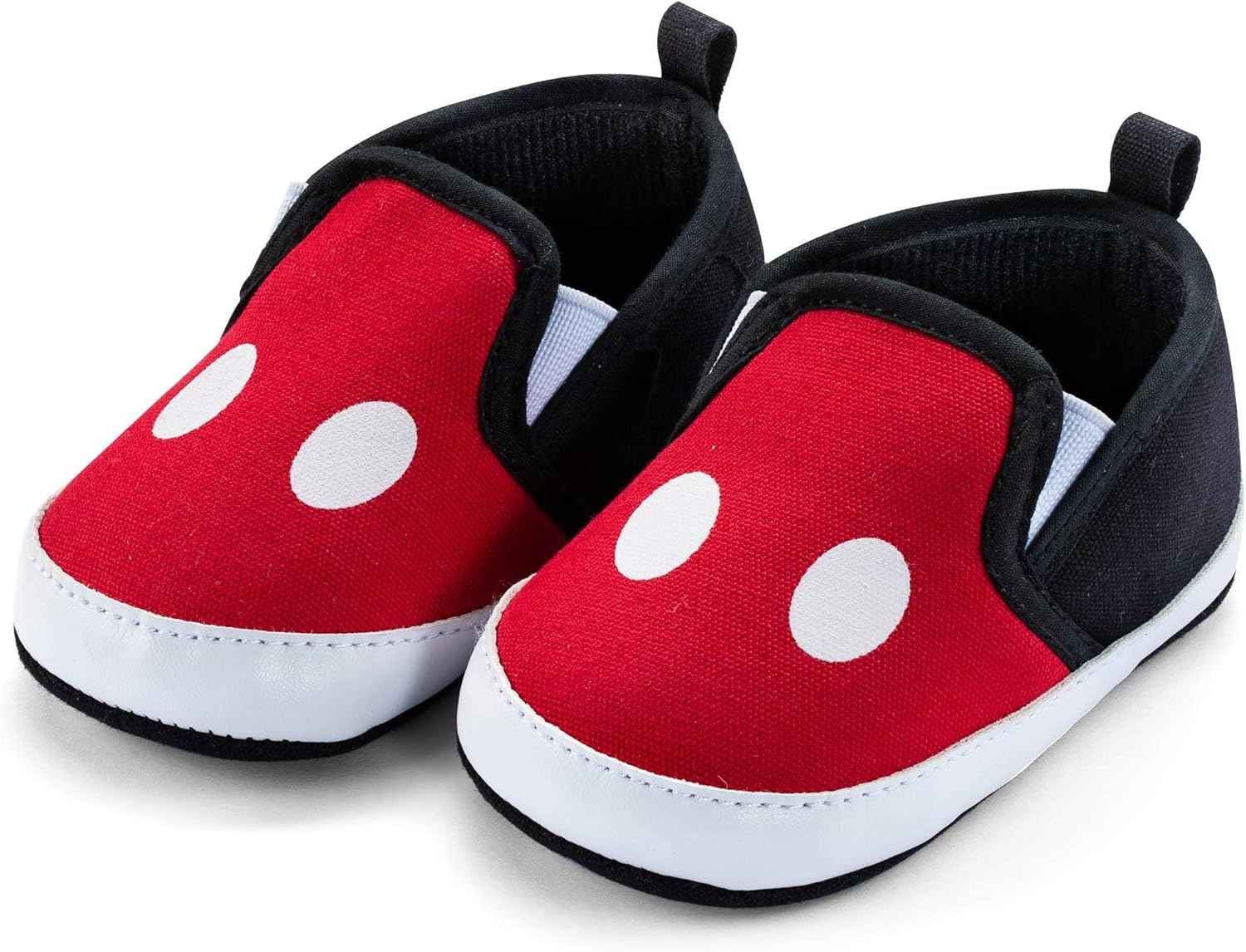  | Disney Mickey Mouse Red and Black Infant Shoes | Sneakers