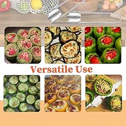 2pcs Pepper Seed Corer & 2pcs Cleaning