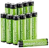 Amazon Basics 12-Pack Rechargeable AAA NiMH