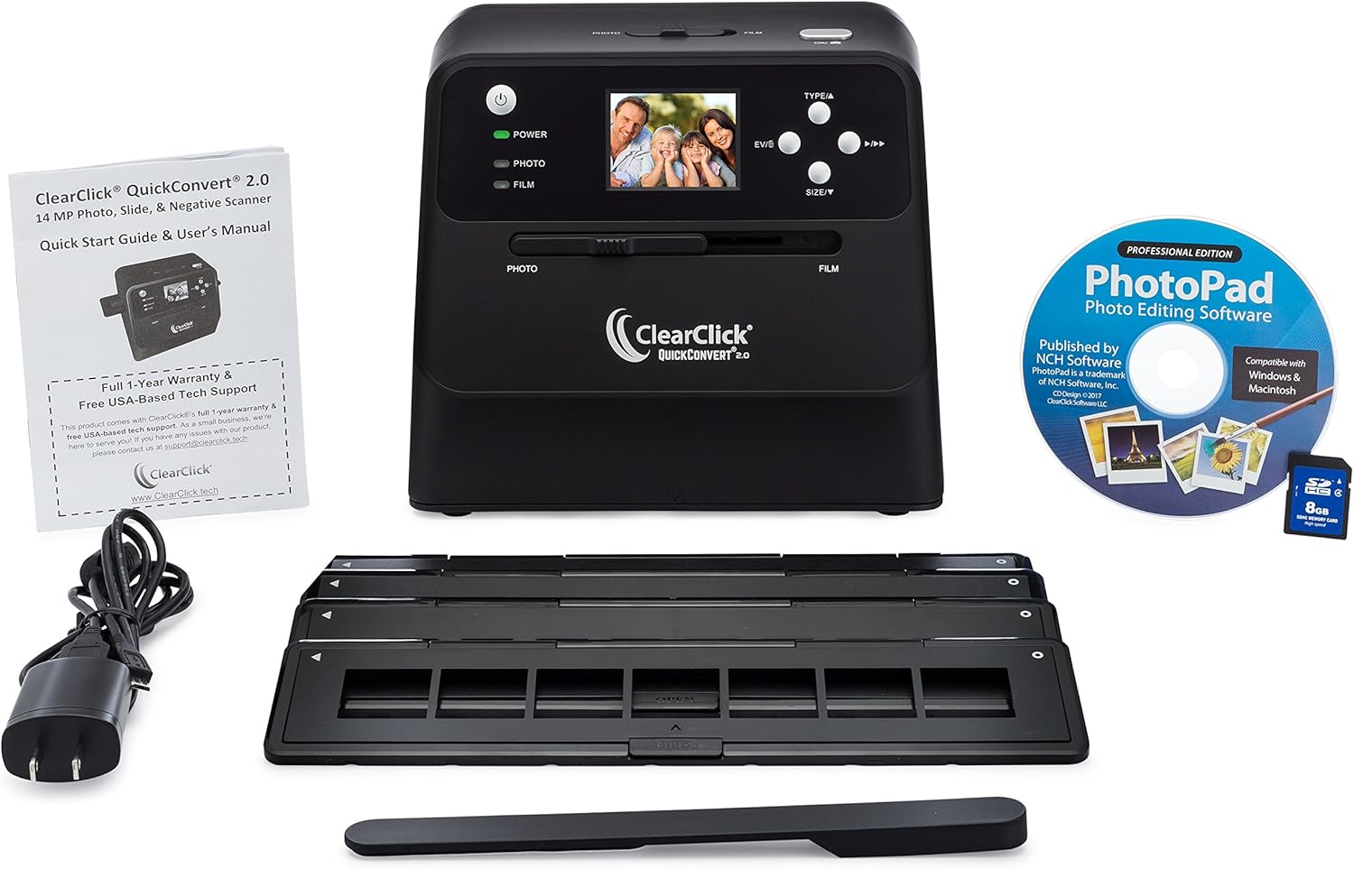 REFURBISHED Negative and Picture Scanner Ion Pics 2 SD Plus 10 MP Slide