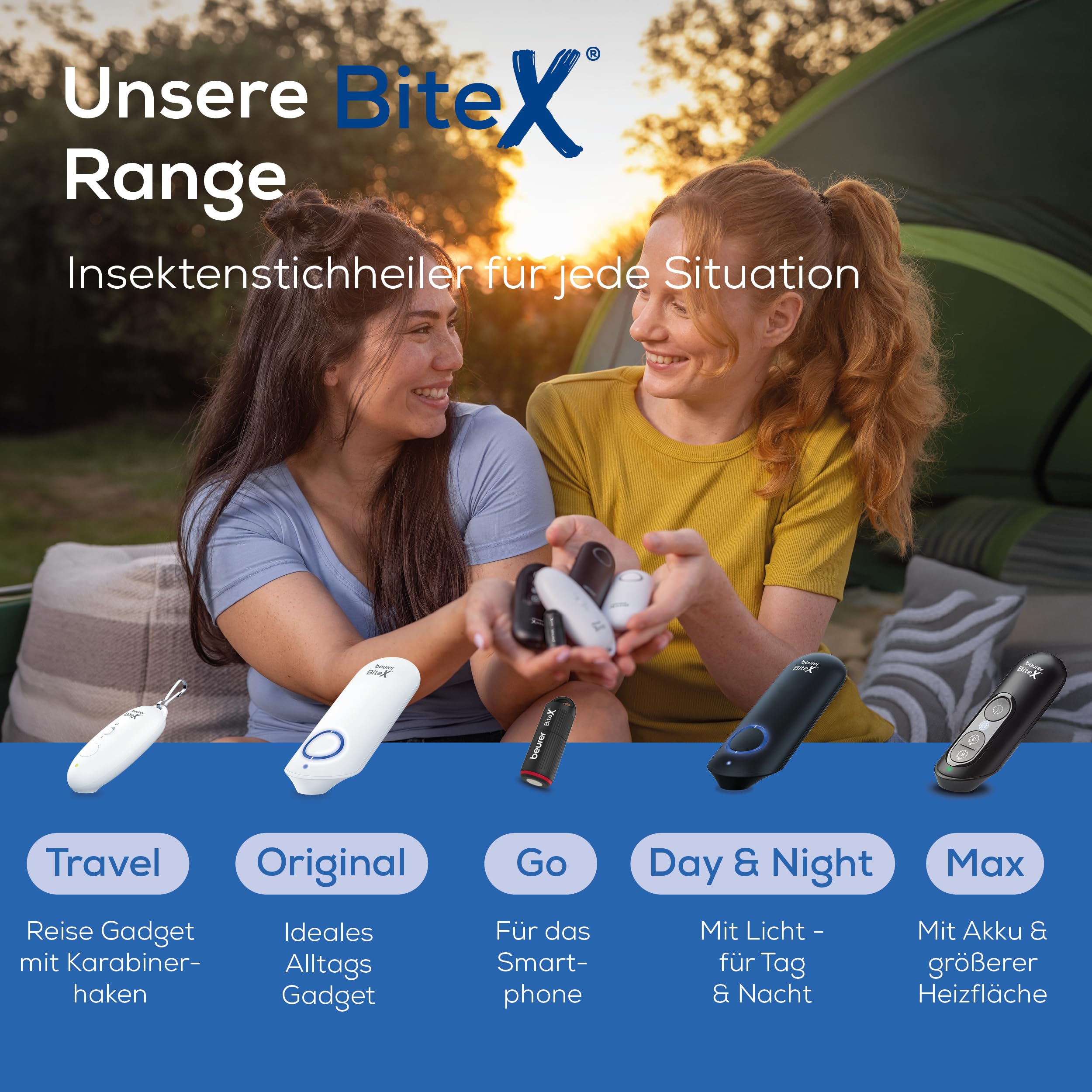Beurer BiteX Day&Night Insektenstichheiler BR 90, Mückenstich Hitzestift zur Behandlung von Insektenstichen- und bissen, elektronischer Stichheiler, mit Licht zur Anwendung im Dunkeln, Reise-Gadget 7