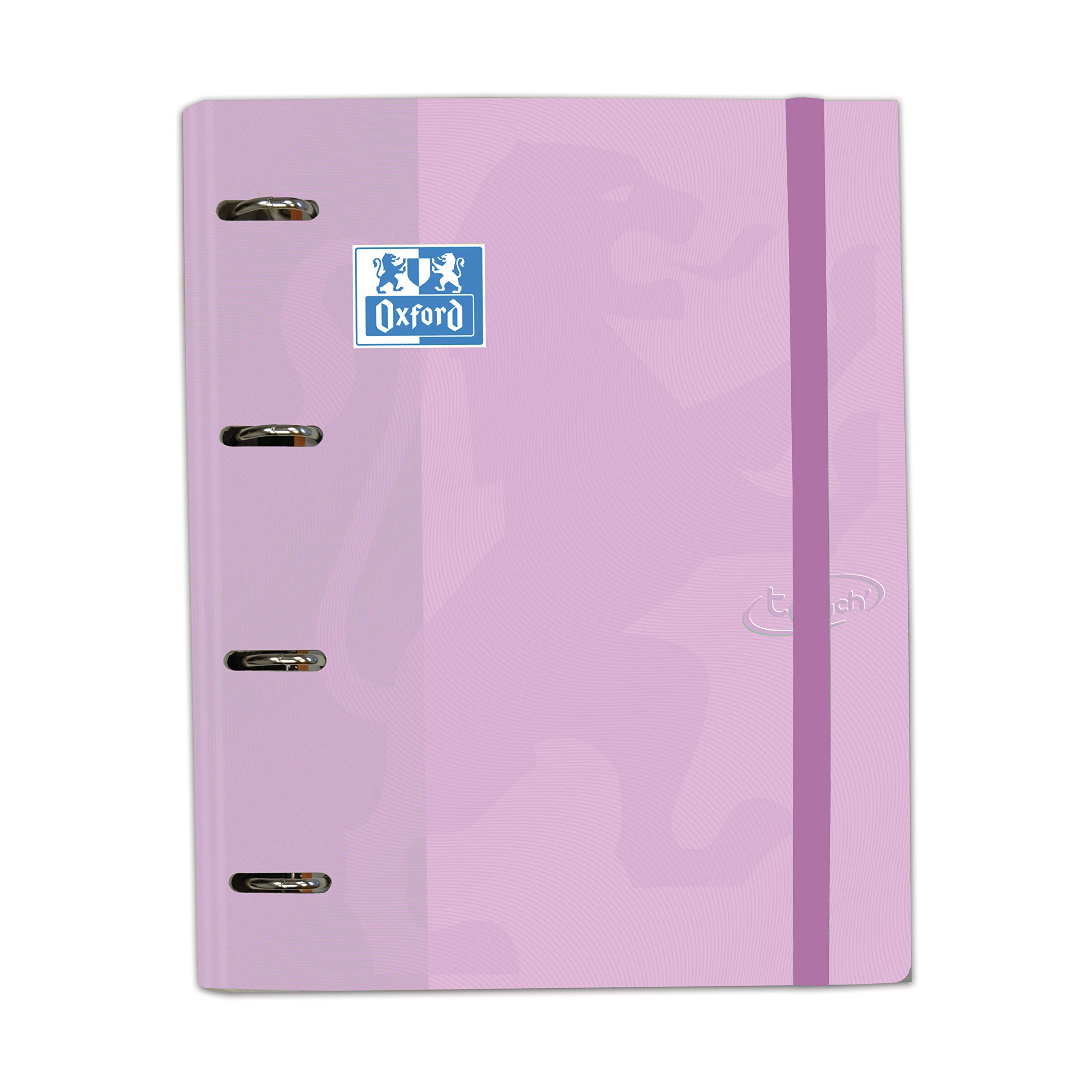 Europeanbinder A4+ Oxford Touch Folder with Refill - Mauve Pastel