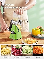 Cheese Grater, Reemix Rotary Cheese Grater with