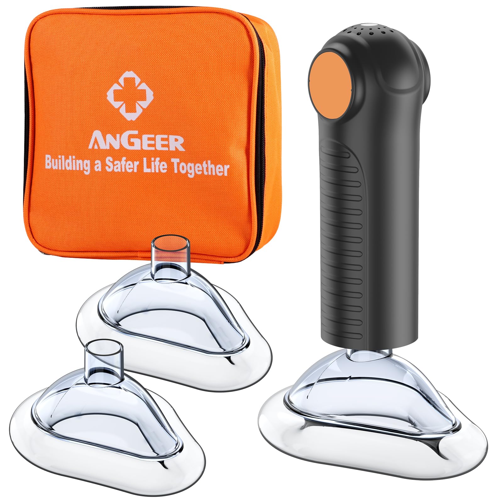 Photo 1 of FSA HSA Choking Rescue Device, Anti Choking Device for Baby and Adults, AnGeer EasyPumpVac Airway Suction Device, First Aid Kit for Children and Adults - Home Kit