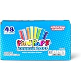 Fun Pops Freeze Pops, Variety Pack, 2oz, 48 Count | Refreshing Fat Free Popsicles, Frozen Dessert, Value Pack