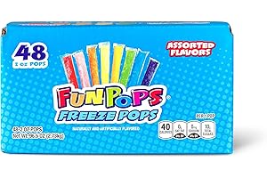 FunPops Freeze Pops, Variety Pack, 2 oz, 48 Count Box