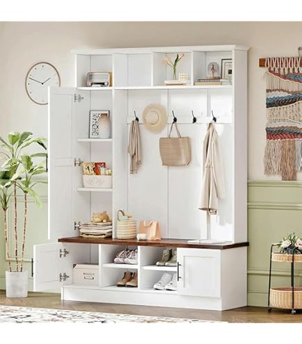 Entryway Furniture Entryway Bench With Storage Maupvit Farmhouse