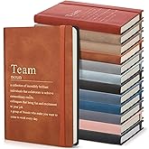 Moinchore Team Appreciation Gifts Bulk Leather Inspirational Notebooks A6 Employee Journal Team Notepads Inspirational Gifts for Group Coworkers Staff Worker Nurse(Color Whisperer,24 Pack)