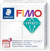 STAEDTLER FIMO Effect Translucent White 57g Block 8010-014 Oven Bake Clay
