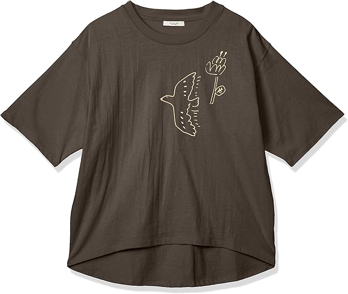 Amazon プードゥドゥ Pou Dou Dou 線画プリントtシャツ 3 ダークグレー Tシャツ カットソー 通販