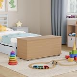 Vida Designs Leon Toy Box Pine Wooden Storage Chest with Lid view 4