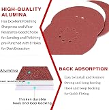 STEBRUAM 225mm Sanding Discs 50 Pack 8 Hole Mixed Grit 40-240 Hook & Loop view 4