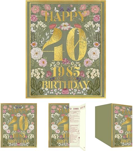 Papyrus Geburtstagskarte „40 Is The New Awesome“ – Premium-Karte Mit Puzzlemotiv, Inkl. Umschlag