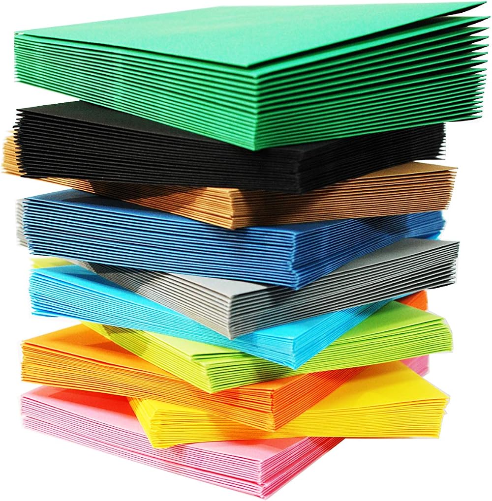 Craft UK 2347-150 C5 Envelopes Assorted Vibrant & Deep Colours 150