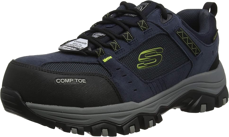 skechers mens blue trainers