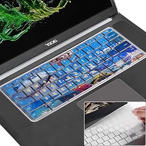 Lapogy Keyboard Cover Skin for acer chromebook Spin 11 cp311,R11 11.6 inch CB3-131/132,CB5-132T,CB3-131,R13 Keyboard protector accessories,CB5-312T/571,Chromebook 15,CB3-531/532 C910(Underwater World)