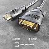 KabelDirekt HDMI to VGA Cable 3m Full HD 1080p 60Hz Active Converter view 2