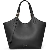 BOSTANTEN Large Work Tote Bags for Women Vegan Leather Tote Purse | large Capacity, Adjustable Wide Strap, Detachable Silk Scarf, fits 15 inch laptop, for Work Commute Everyday