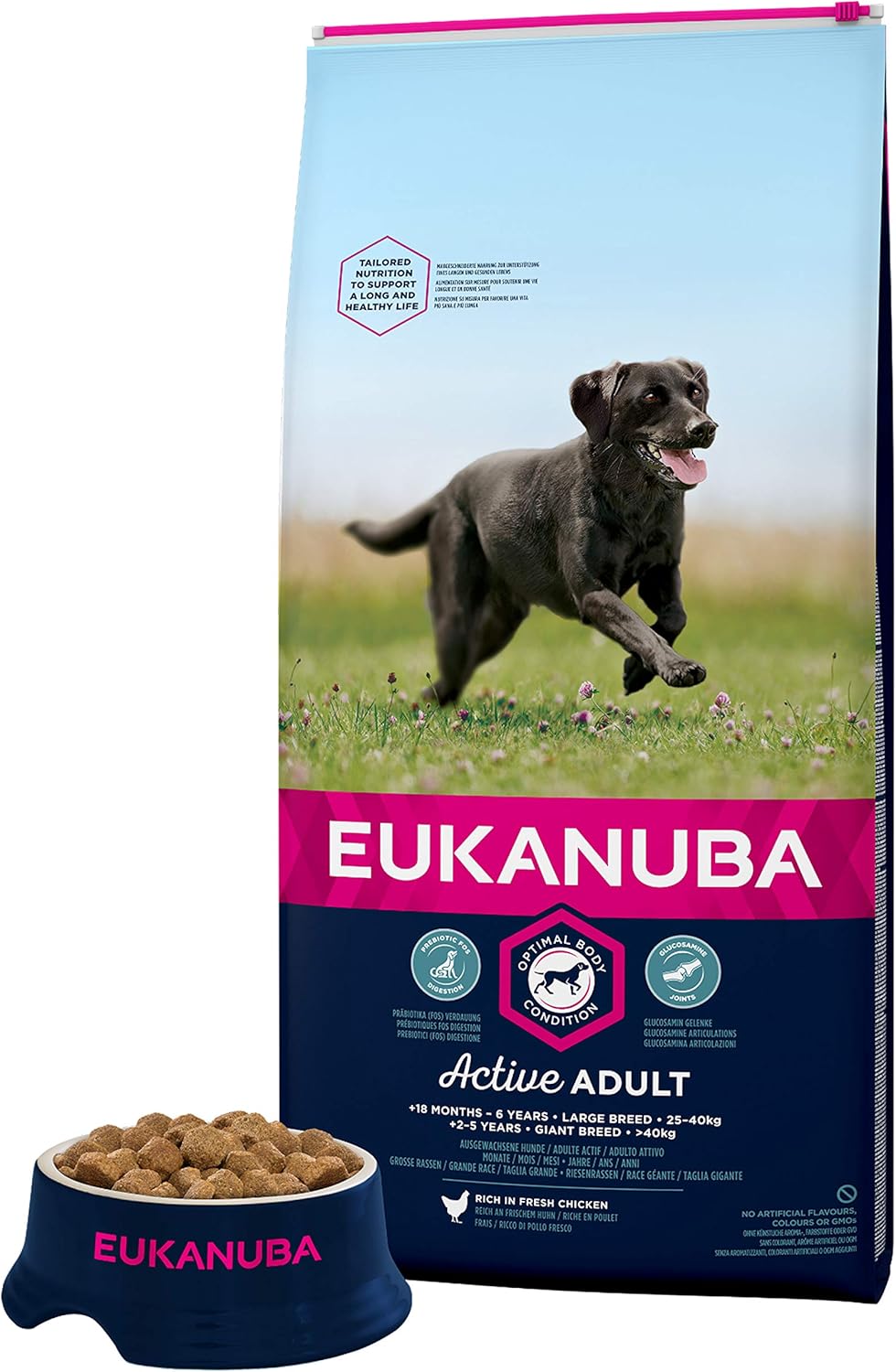 Eukanuba Croquettes Premium Chiens Adultes Grandes Races 100