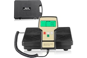 ZENY Electronic Digital Refrigerant Charging Weight Scale for HVAC A/C 220 Lbs with Case