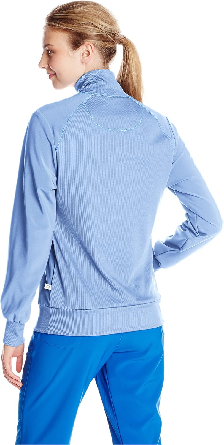 CHEROKEE Women's Infinity Zip Front Warm-up Jacket: Clothing