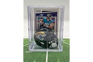 RIDDELL Jacksonville Jaguars NFL Helmet Shadowbox w/Trevor Lawrence card