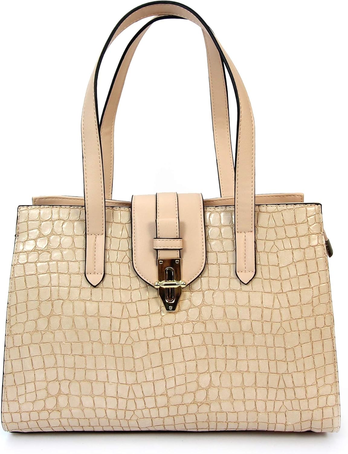 croc print handbag