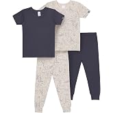 Modern Moments by Gerber Baby Viscose 4 Piece Tight Fitting Pajama Sets