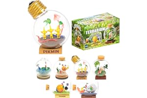 Hamee RE-Ment Pikmin Blind Box Miniature Figure Set for Birthday Gift, Party Favor, Collectible Toy (Pikmin Terrarium Collect